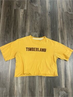 Timberland Yellow Logo Short Sleeve Tee